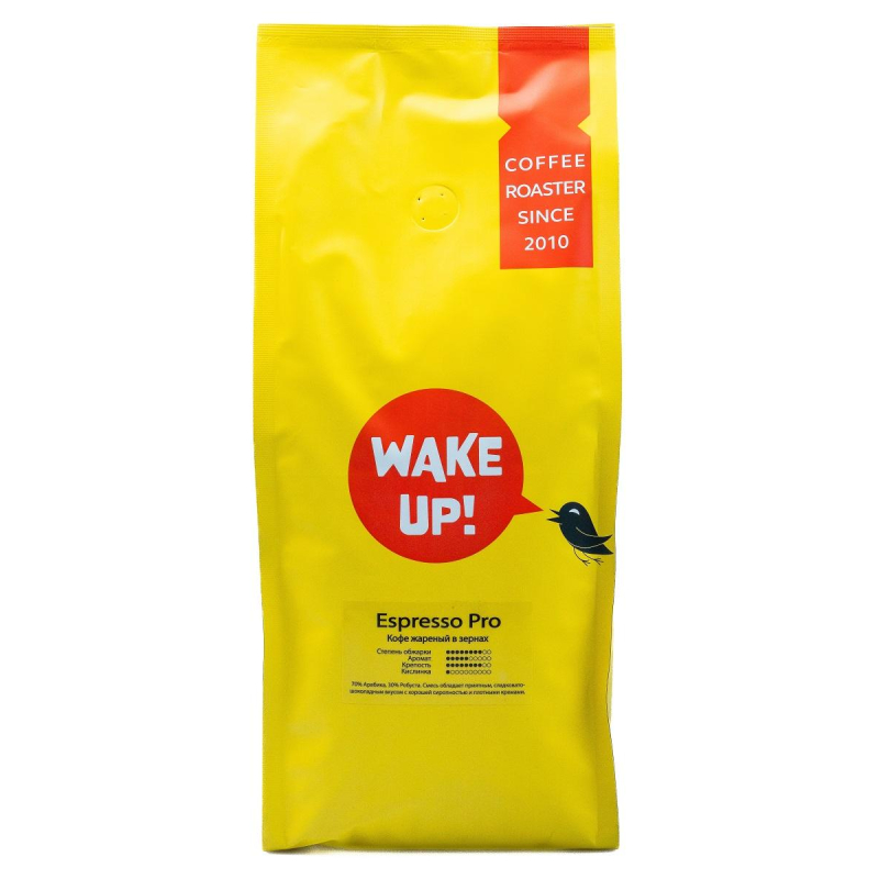 Кофе в зернах WakeUp Espresso Pro, 1кг 1857062 000000016