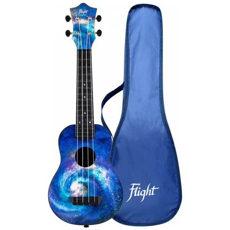 Музыкальный инструмент FLIGHT Гитара гавайская Укулеле сопрано TUS-40 SPACE DNT-64451