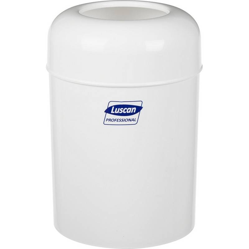 Ведро для мусора Luscan Professional 15 л пластик белое (26x38 см) Д R-3522W 1012162