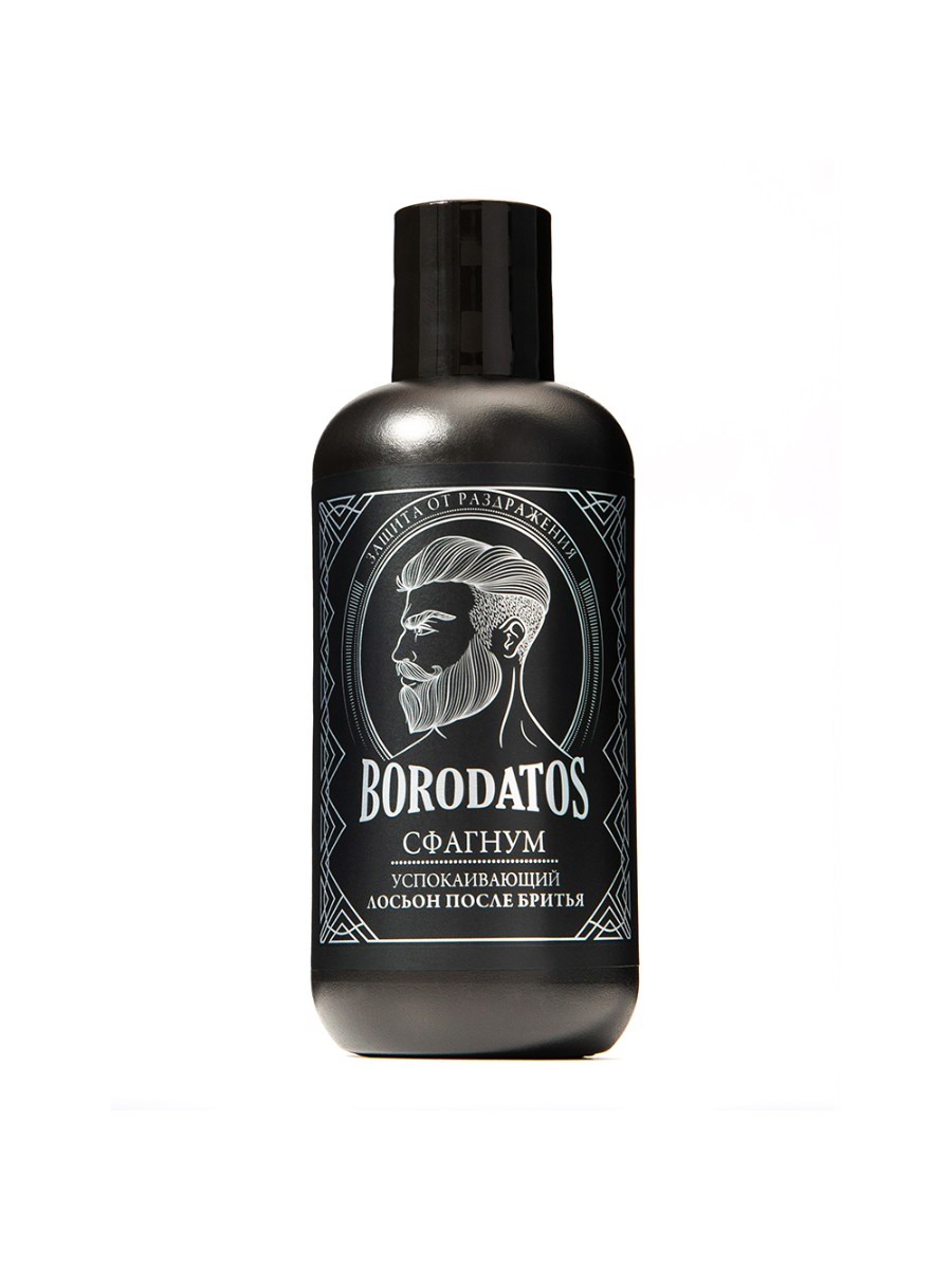 Borodatos Лосьон после бритья Сфагнум без спирта и ментола 200мл 4630040343384