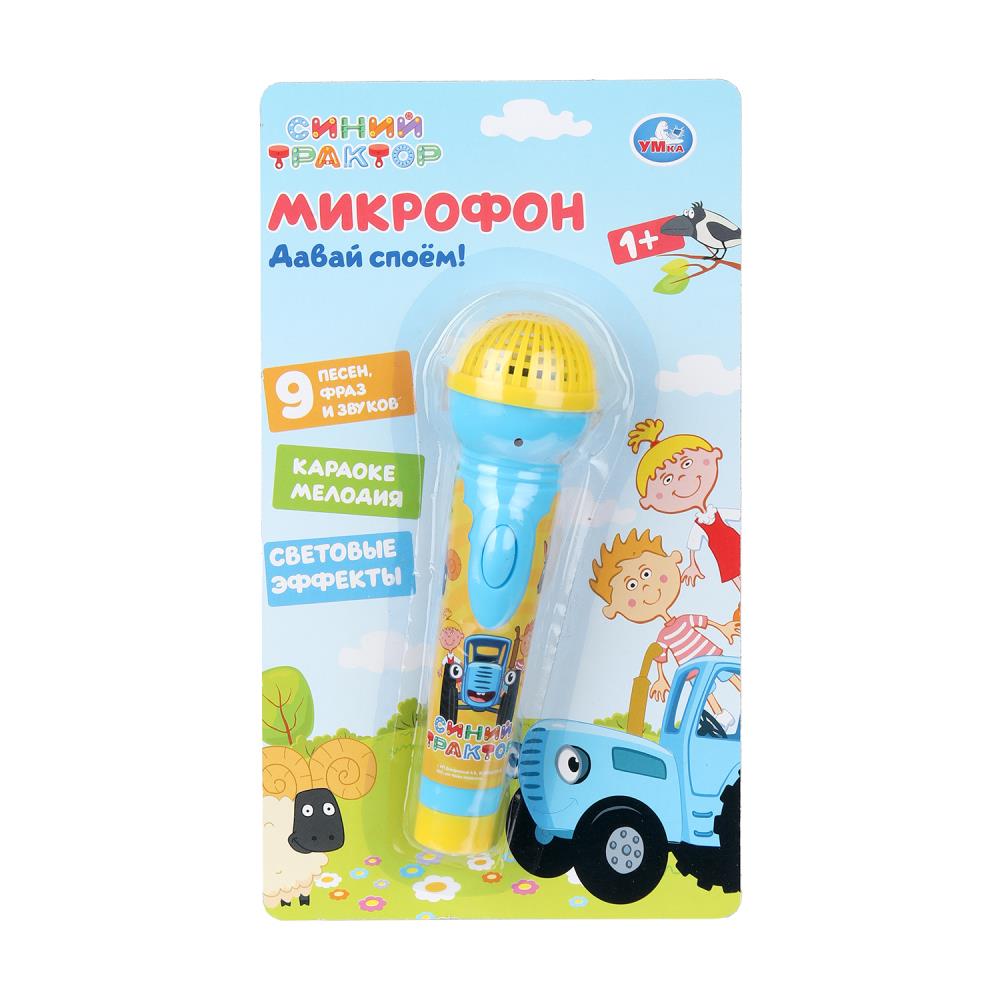 Микрофон "Синий Трактор" 9 песен и фраз (игрушка) УМка B2056533-R2 (192)