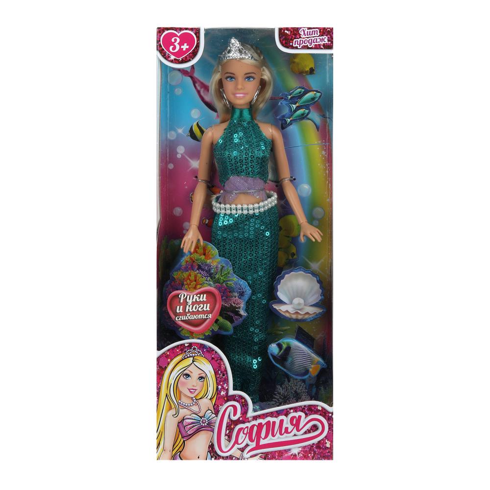 Кукла 29 см. София, руки и ноги сгибаются "Русалка" Карапуз 66001BOX-M4-S-BB