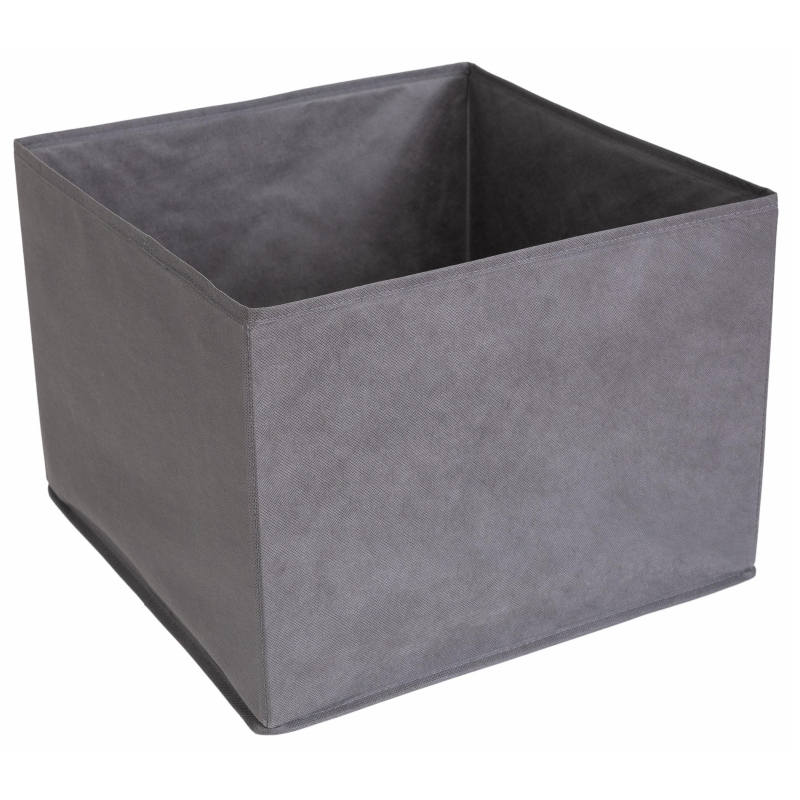 Короб для хранения Attache, размер 40х40х30см, серый, с молнией 1871092