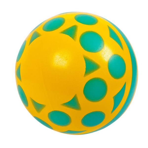 Мяч D100 мм "Солнышко" окрашенный по трафарету Джампа Р4-100
