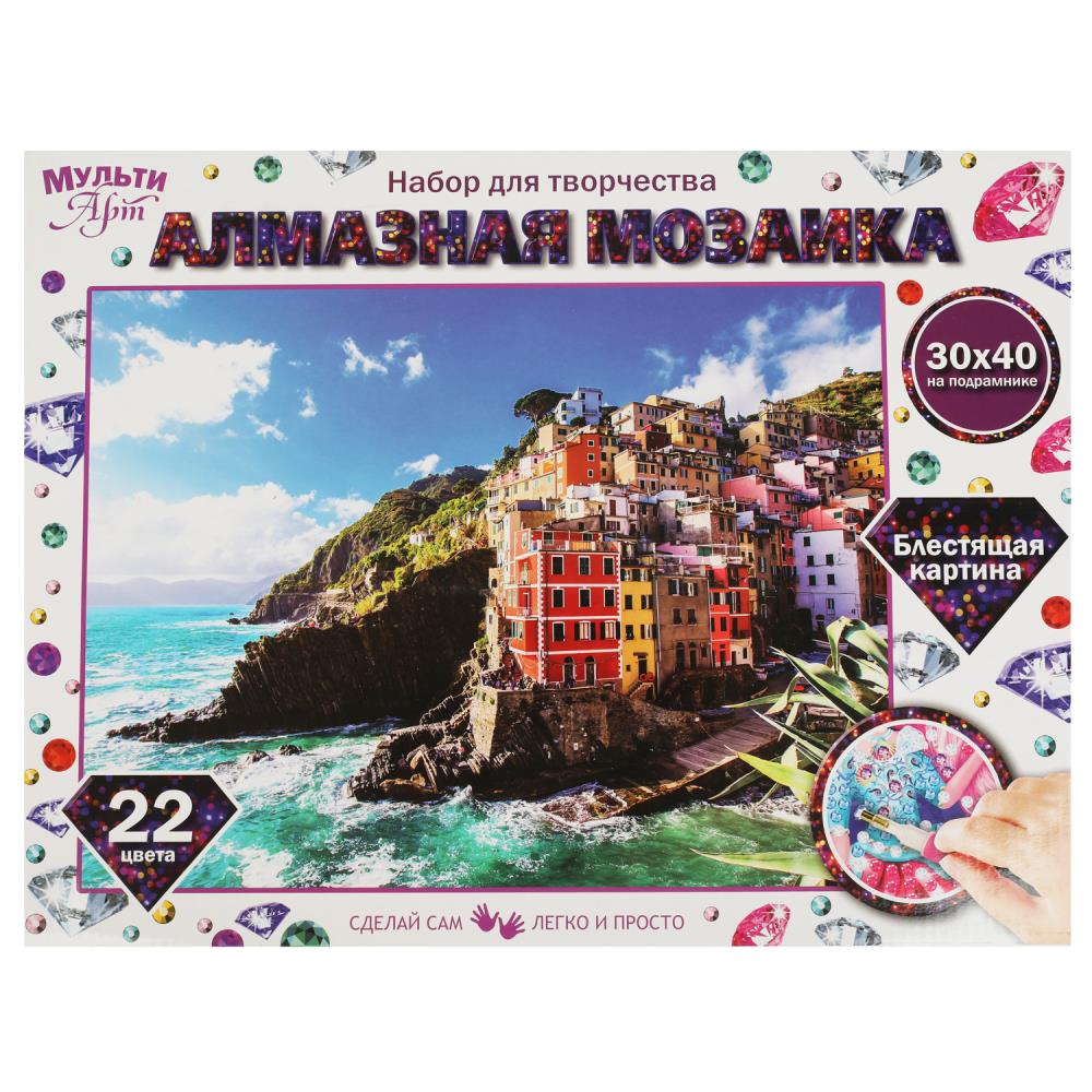 Алмазная мозаика 30х40 см. Италия МУЛЬТИ АРТ AM30X40-MULTI25