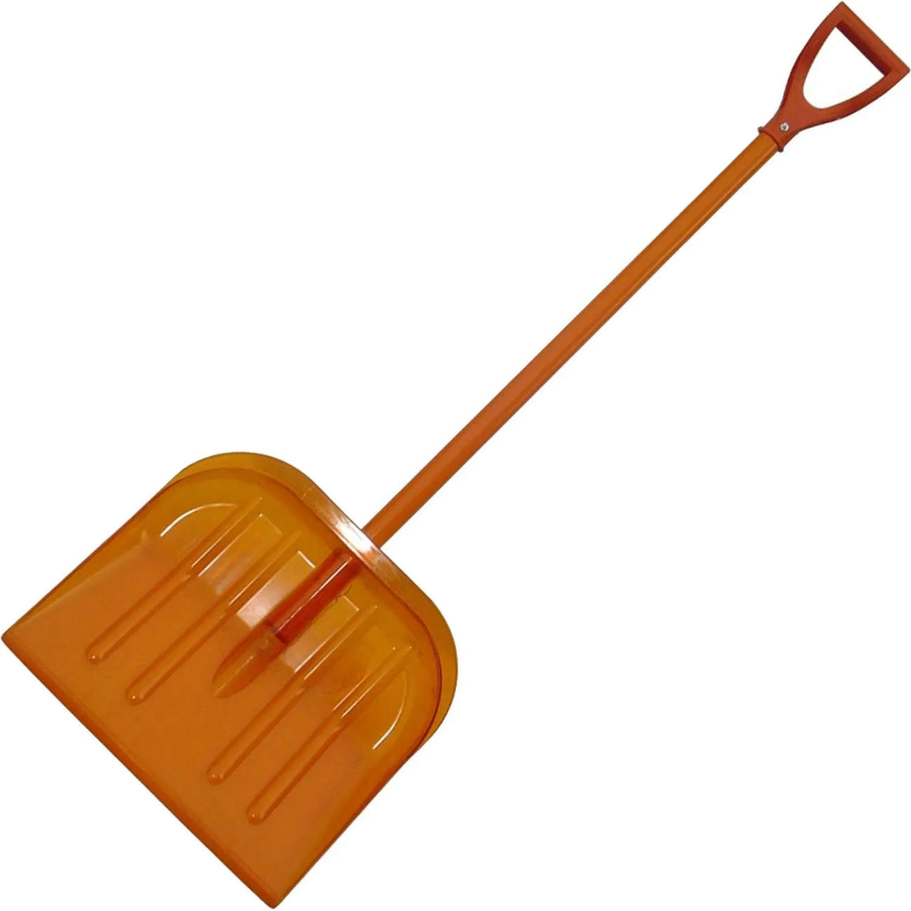 Лопата д/уборки снега БАРСКАЯ 46x40 см пласт/ковш алюм/черен V-ручка 5460 1637083