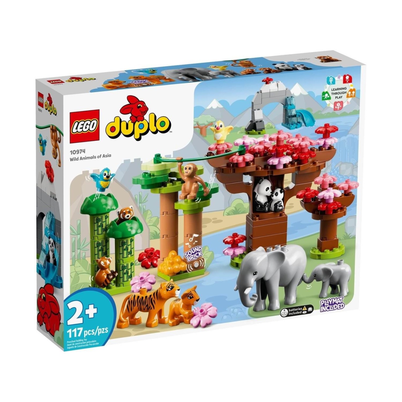 Конструктор LEGO DUPLO Дикие животные Азии 10974-L