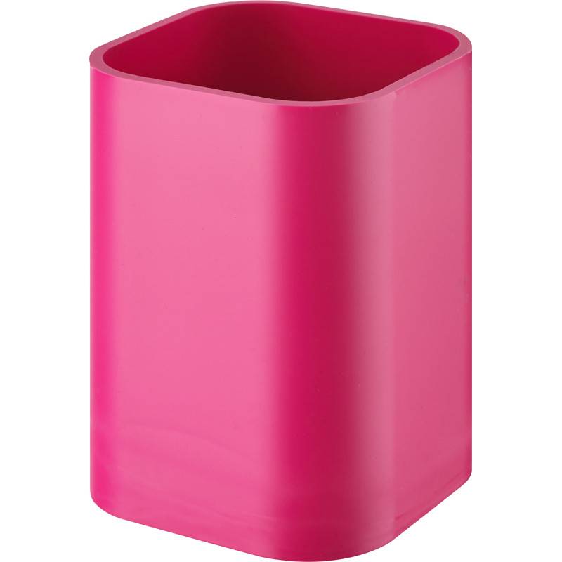 Подставка-стакан для канцелярских мелочей Attache розовая 274102
