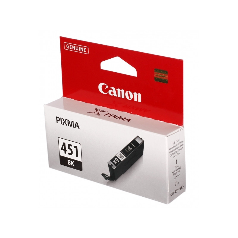 Картридж струйный Canon CLI-451BK (6523B001) чер. для MG5440/6340 iP7240 302739