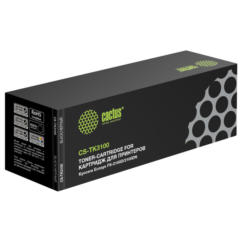 Картридж лазерный Cactus CS-TK3100 TK-3100 чер. для Kyocera M3040dn/M3540dn 1785462