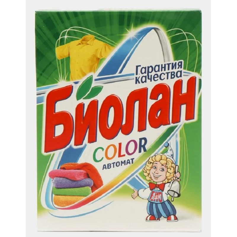 Порошок стиральный Биолан Color Автомат 350гр 1621284 742-4