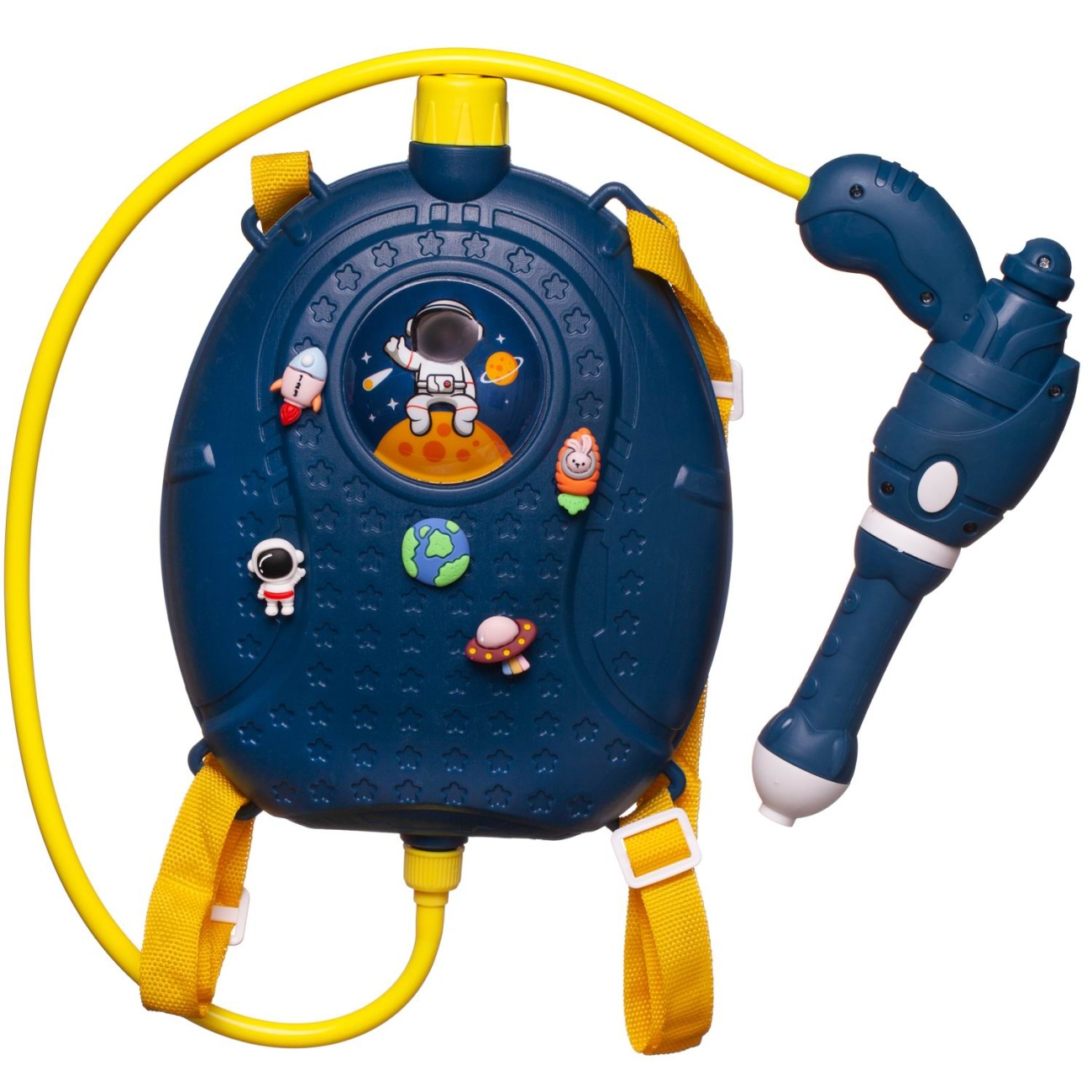 Бластер Junfa водный с рюкзачком-резервуаром Покорители космоса, объем 1500 мл WF-10545