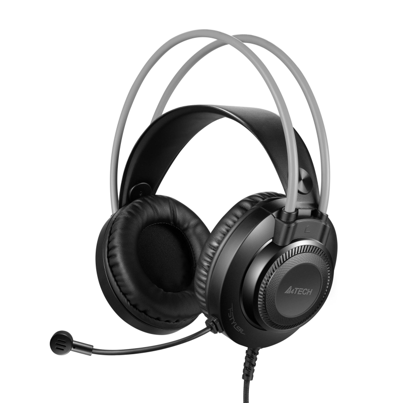 Гарнитура A4Tech Fstyler (FH200U GREY) серый 2м накладные USB 1729848