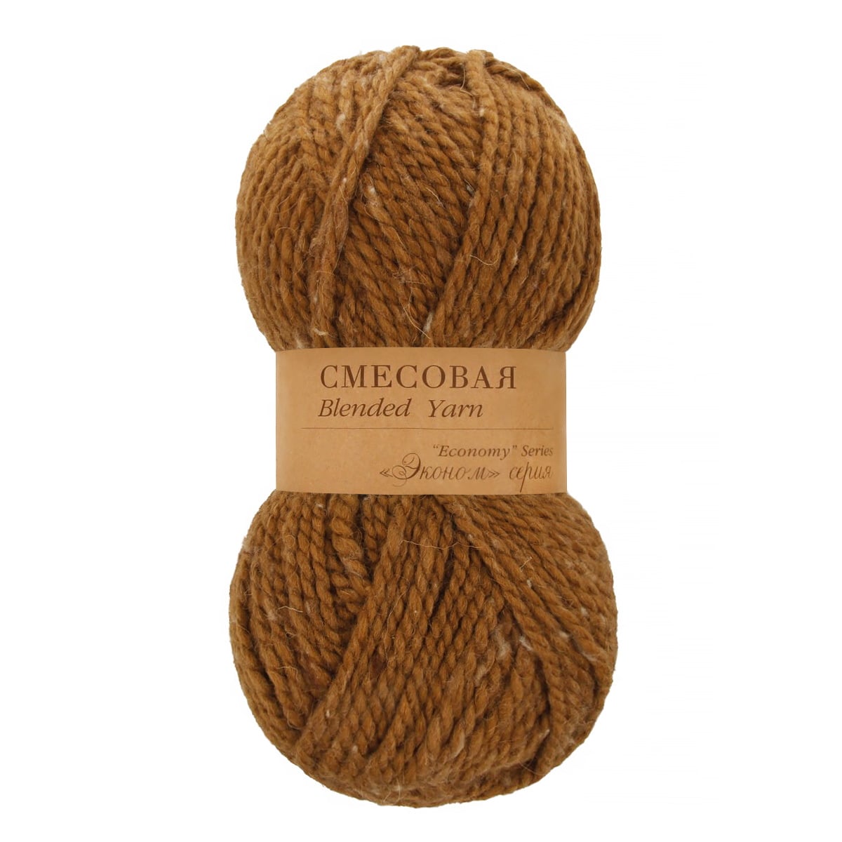 Пряжа ПЕХОРКА Смесовая 200м/200г цвет 165-Т.бежевый 2125421650