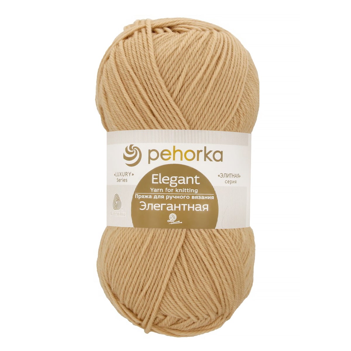 Пряжа ПЕХОРКА Элегантная 250м/100г цвет 89-Фрез 2123000890