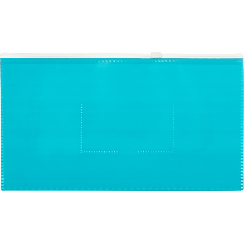 Папка-конверт на молнии 264х150 мм Attache Color, бирюза 1044990