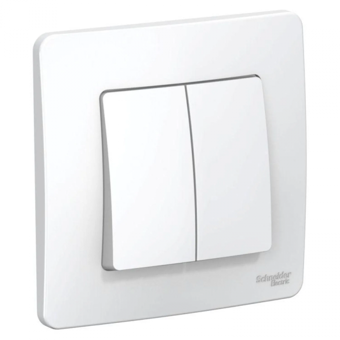 Выключатель 2-клав. 10А SE Blanca Белый (BLNVS010501) Schneider Electric 1535960