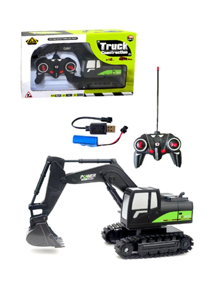 Экскаватор радиоуправляемый, 6 каналов, свет, аккумулятор, USB шнур Наша Игрушка 3008-9