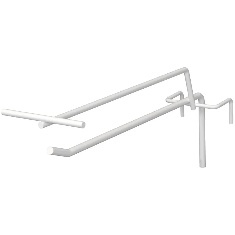 Крючок для перфорации VZTO_Крючок на сеткуL-200 штыр.с ценник.50 шт/уп бел 1327275