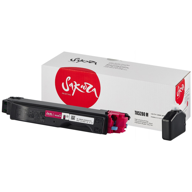 Картридж лазерный SAKURA TK-5280M пур. для Kyocera Mita ECOSYS P6235cdn 1604999 SATK5280M