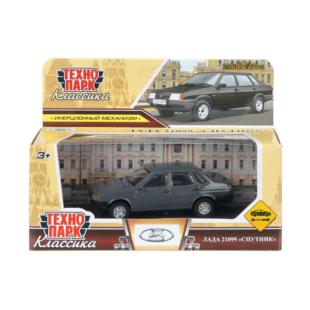 Машина металлическая Лада 21099, 10,5 см, мокрый асфальт, Технопарк 21099-11-GY