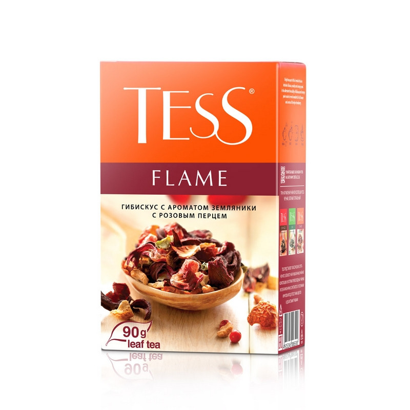 Чай Tess Flame чайный напиток травяной листовой,90г 0650-15 1221747