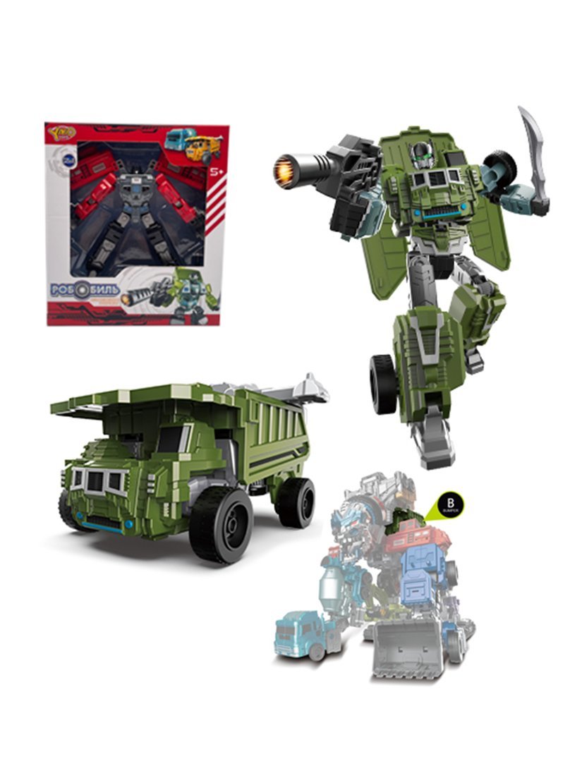 Игровой набор "Робот-трансформер", в комплекте предметов 4шт. Наша Игрушка M1572-2