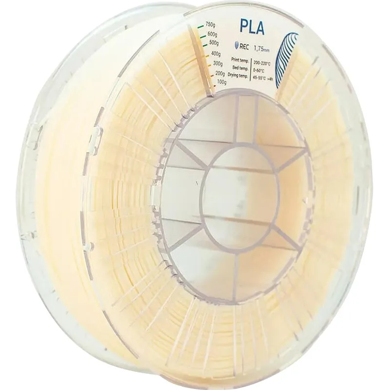Катушка PLA пластик REC 1.75мм натуральный 1984909 RR1S2114