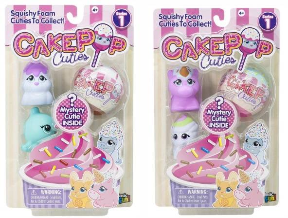 Набор игрушек Cake Pop Cuties, 2 серия, 2 вида в асс, 3 штуки в наборе Basic fun 27170-2