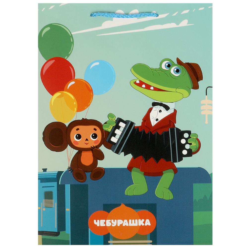 Пакет подарочный матовый Союзмультфильм ML, 22х31х10 см. Чудо праздник PML-100034-CH