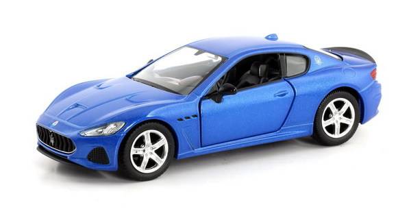 1:32 Машина металлическая RMZ City Maserati GranTurismo MC 2018 (цвет синий) Uni-Fortune 554989-BLU