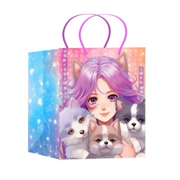 Пакет подарочный глянцевый размер M, Аниме Чудо праздник PM-124664-ANM2