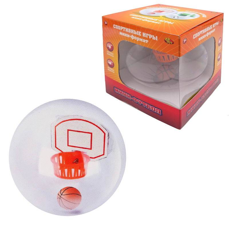 Игра активная "Баскетбол-мини" со световыми и звуковыми эффектами AbToys S-00172