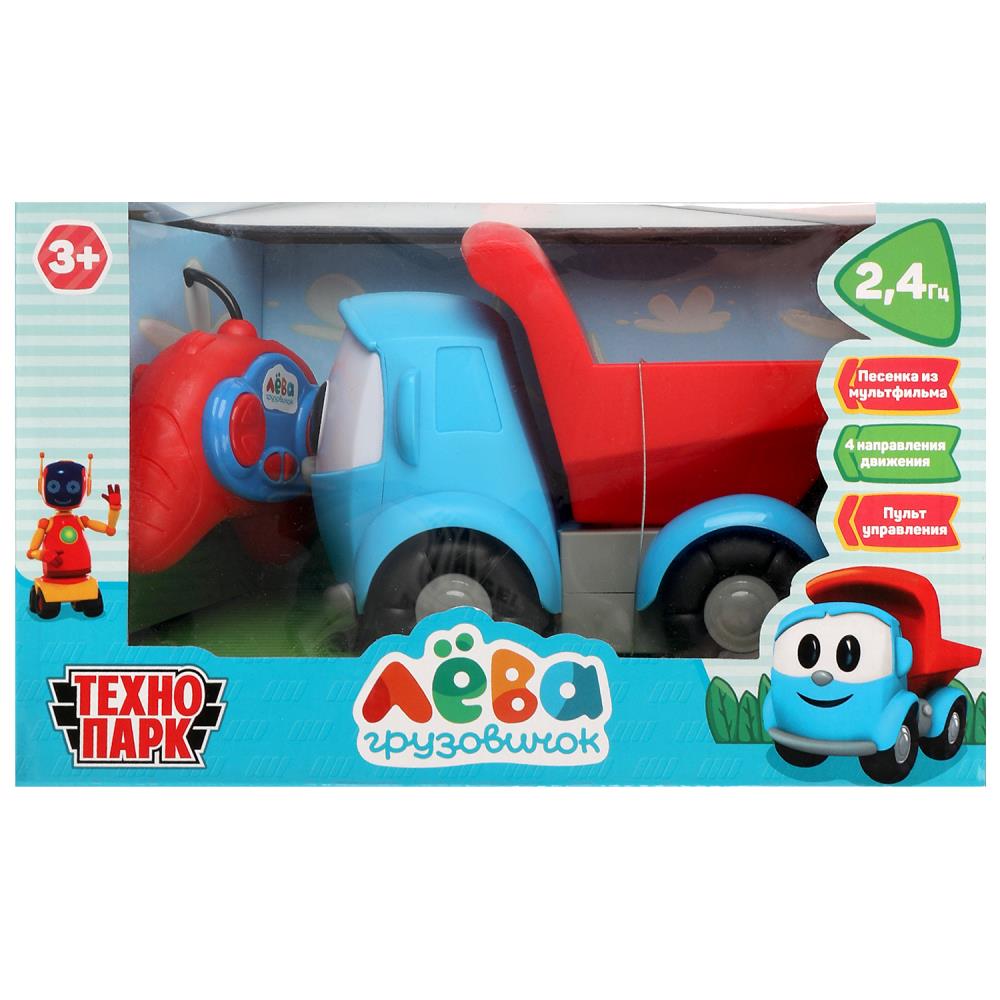 Машина р/у Грузовичок Лева, звук, 20 см. Технопарк LEVA-20L-BU