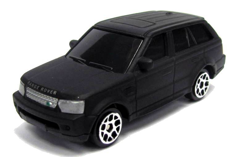 1:64 Land Rover Range Rover Sport, черный, металлическая машинка Uni Fortune 344009SM