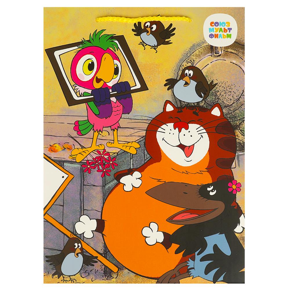 Пакет для подарка, матовый Союзмультфильм ML, 22х31х10 см. Чудо праздник PML-109922-PK