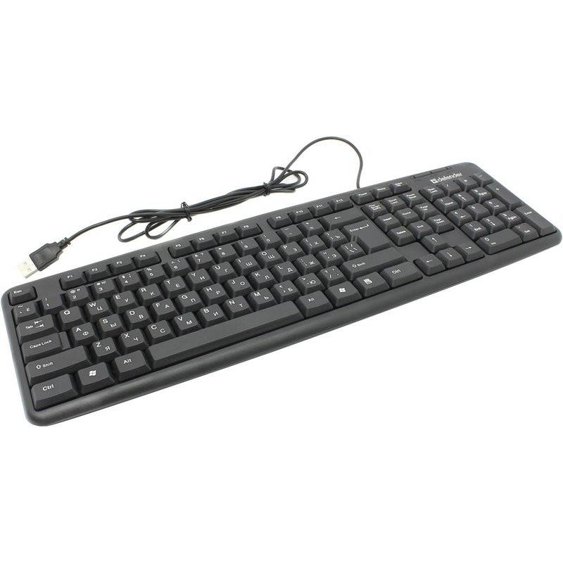 Клавиатура Defender Element HB-520, USB, черная 985243 45522