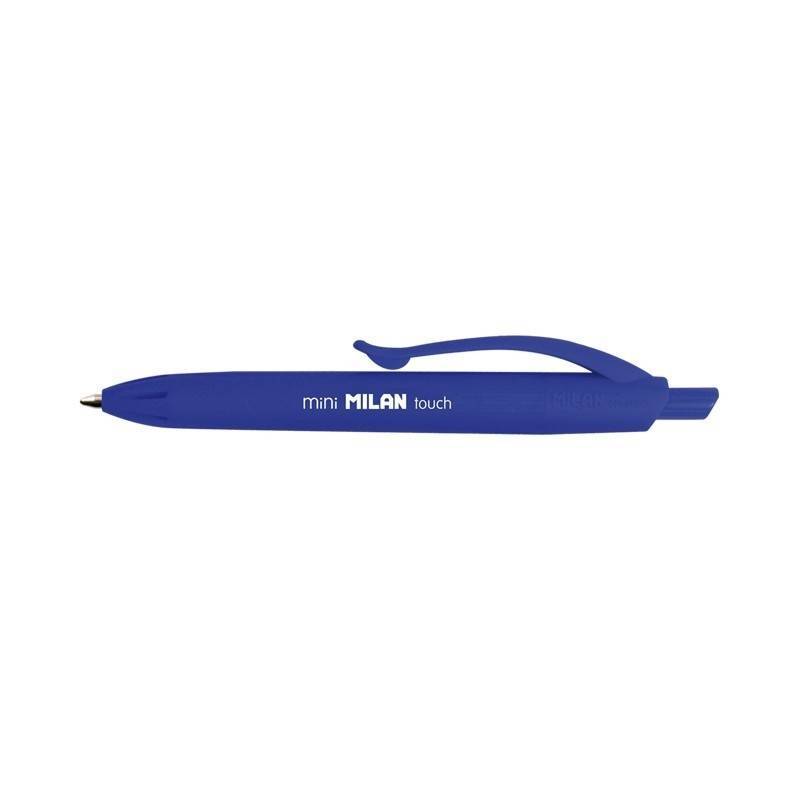 Ручка шариковая автоматическая Milan mini P1 Touch синяя (толщина линии 1 мм) 973930