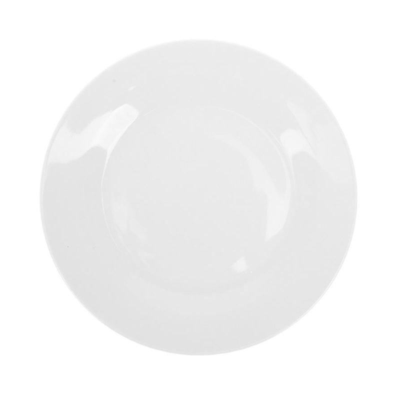 Тарелка Collage мелкая, фарфоровая, белая, d=22,5см (фк389) 1596118