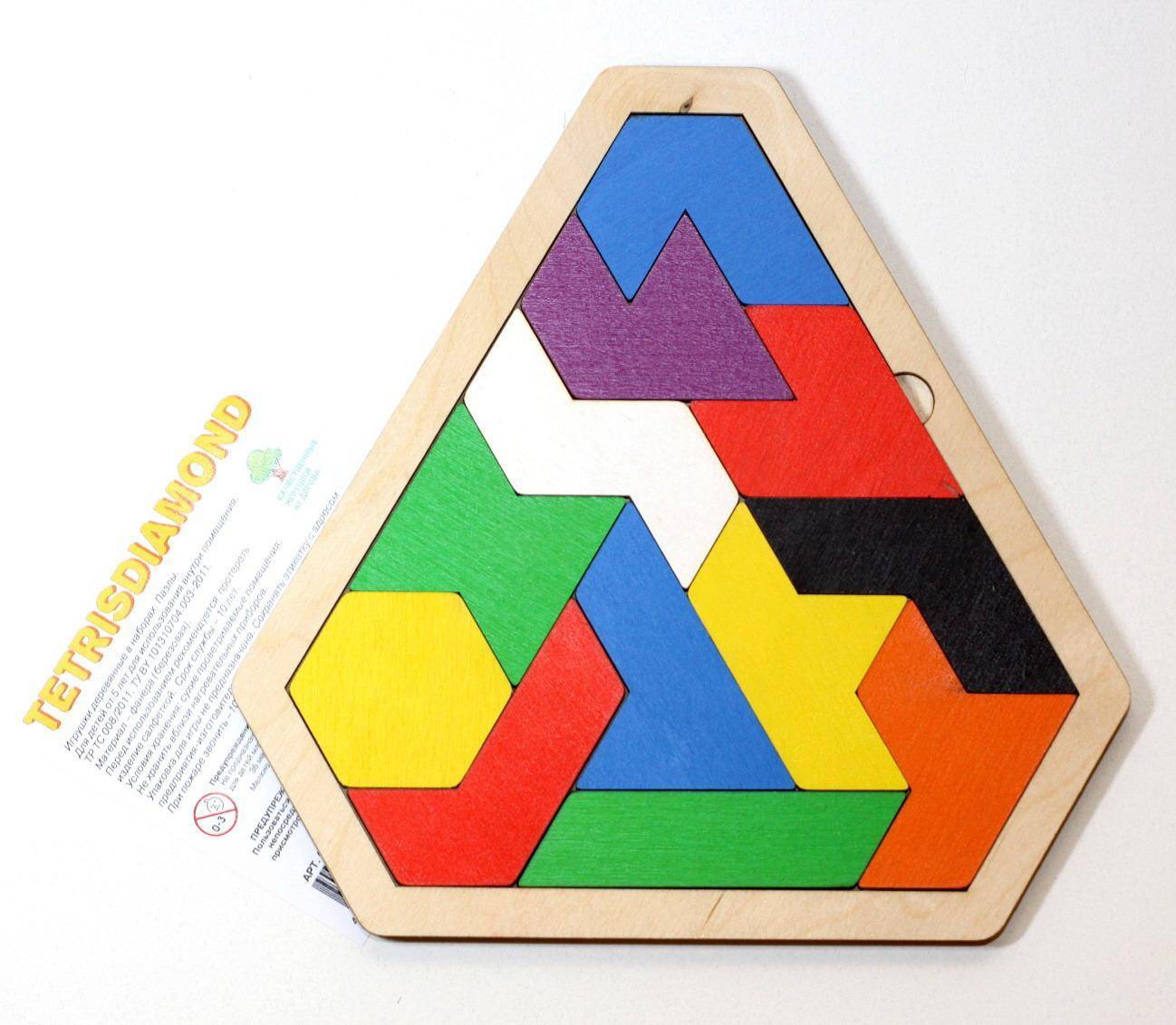 Развивающая игра "Tetrisdiamond" деревянная Десятое Королевство 00797ДК