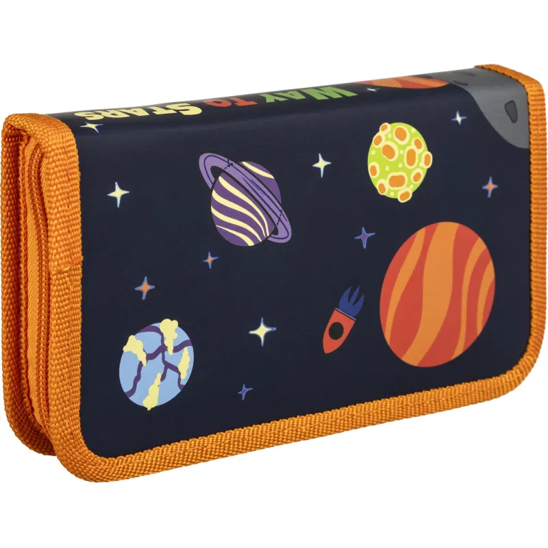 Пенал Комус Класс Cosmoreх ПКК 03-6, ламинат, софт тач, 1 отд. 190x110 мм 1910083