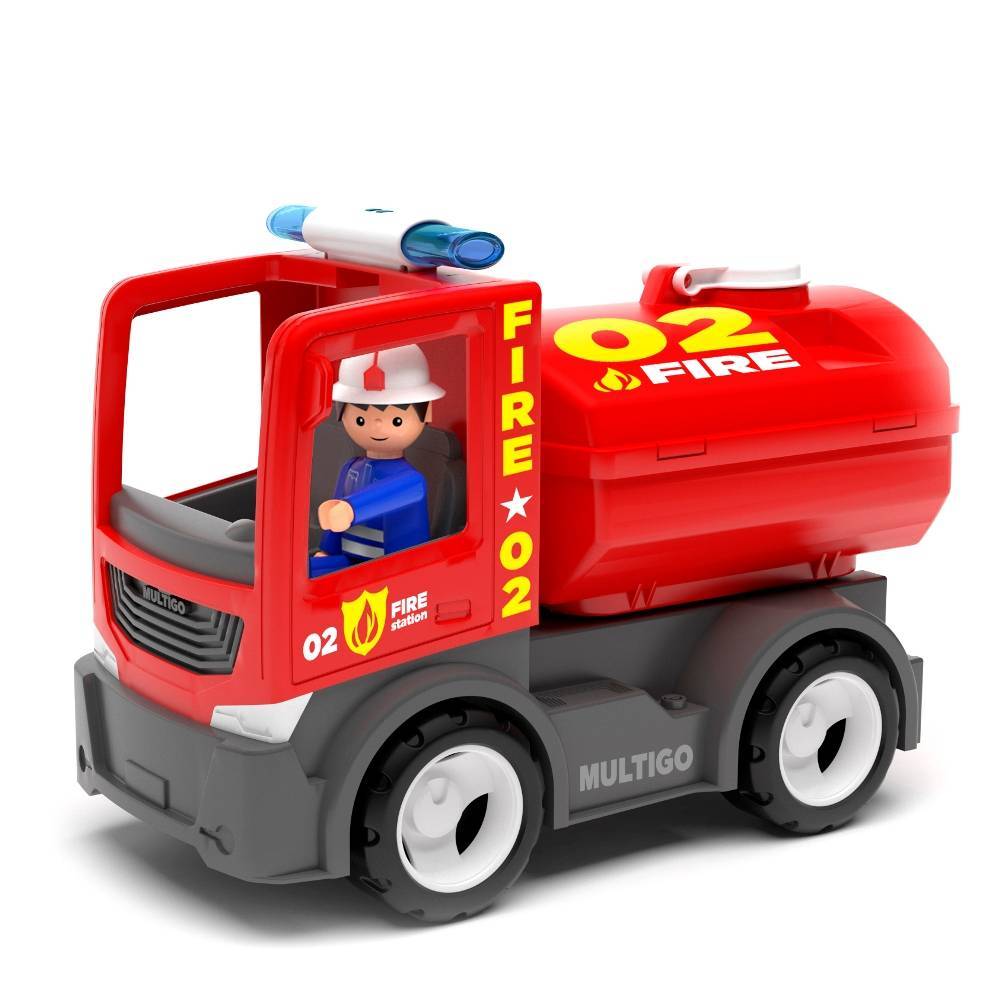Пожарная машина с цистерной и с водителем игрушка 22 см Efko 27282EF-CH