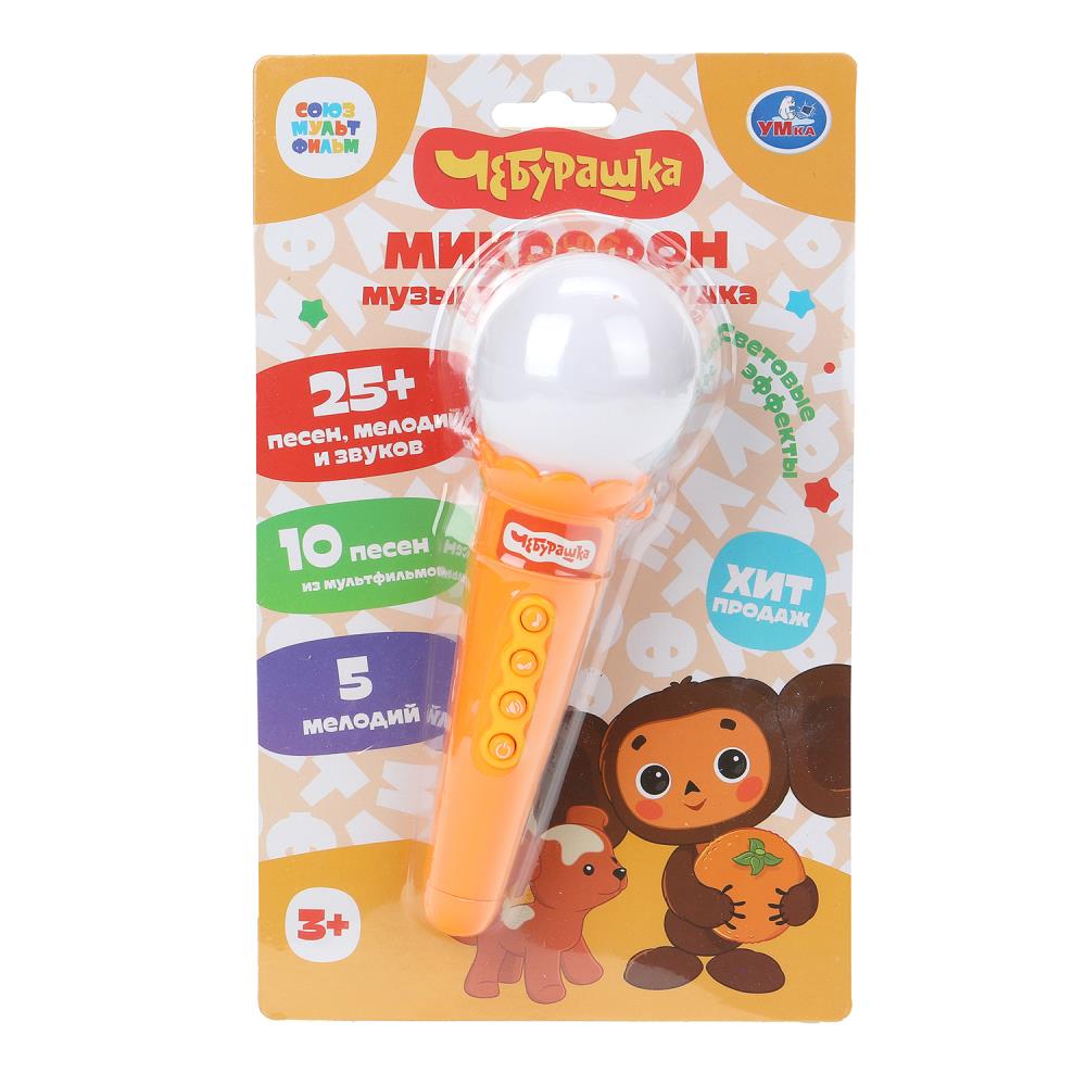 Музыкальный микрофон "Союзмультфильм" 25+ песен, звуков УМка HT569-R14 (120)