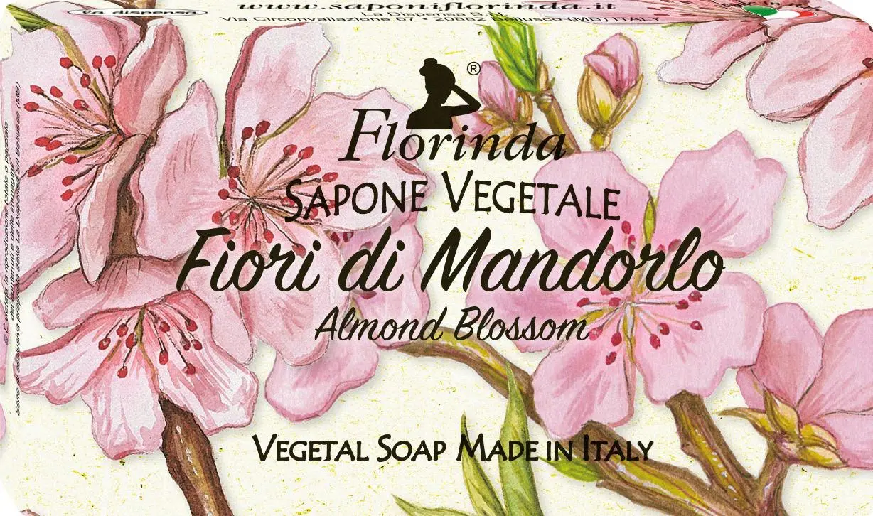 Мыло FLORINDA Ария Цветов Fiori Di Mandorlo Цветок Миндаля 200 г 8059591192474