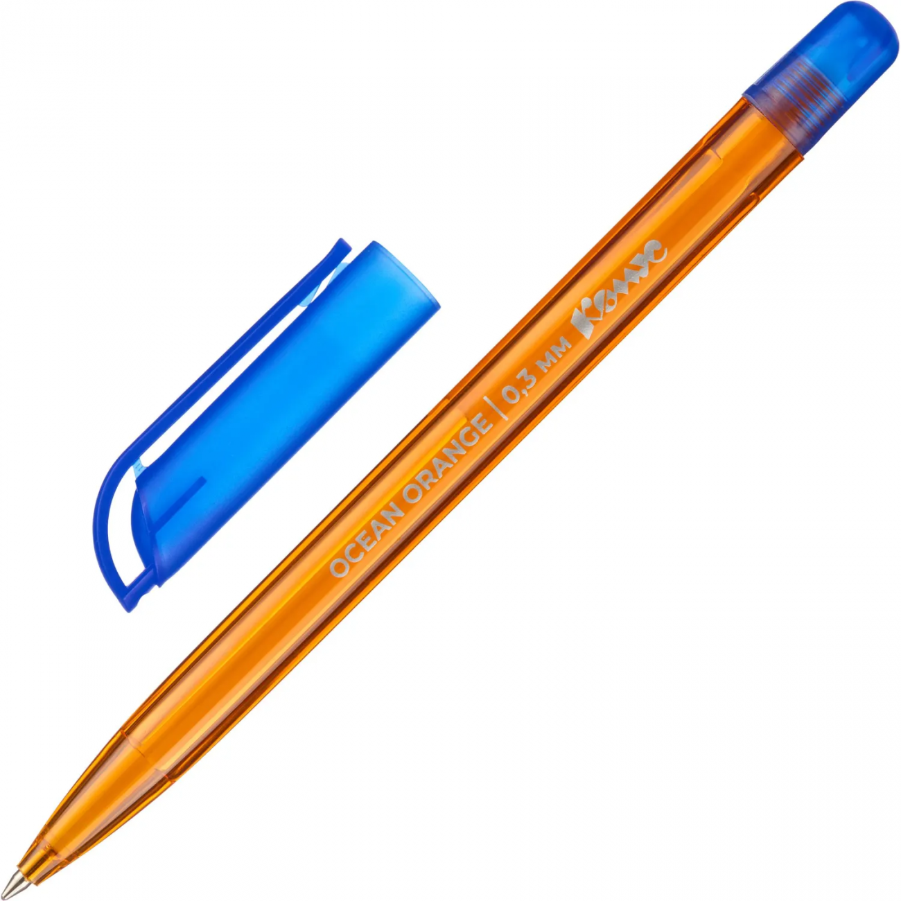 Ручка шарик. неавтомат. Комус Ocean Orange,масл,син,0,3мм,орнж.к,Россия 1886426