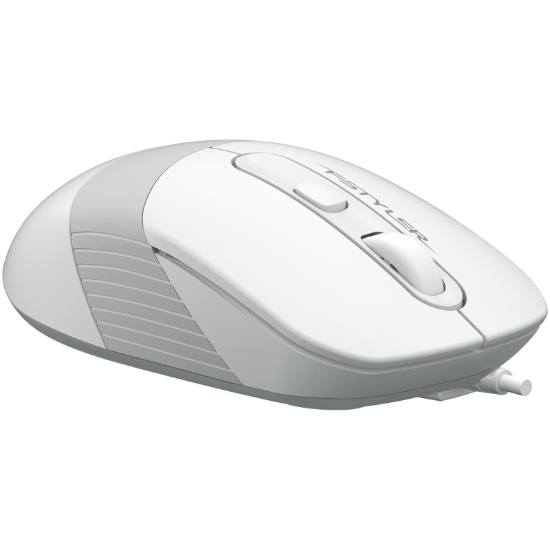 Мышь компьютерная A4Tech Fstyler (FM10 WHITE)белый/серый оптич 1600dpi/4but 1777610