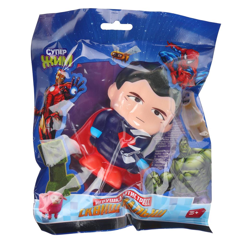 Игрушка - антистресс, сквиш малыш, супер герои, красный плащ Играем Вместе JN-SFP03-SM-RU