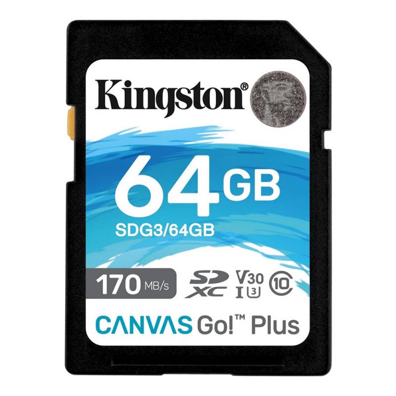 Карта памяти Kingston Canvas Go! Plus SDXC UHS-I Cl10, SDG3/64Gb 1179778