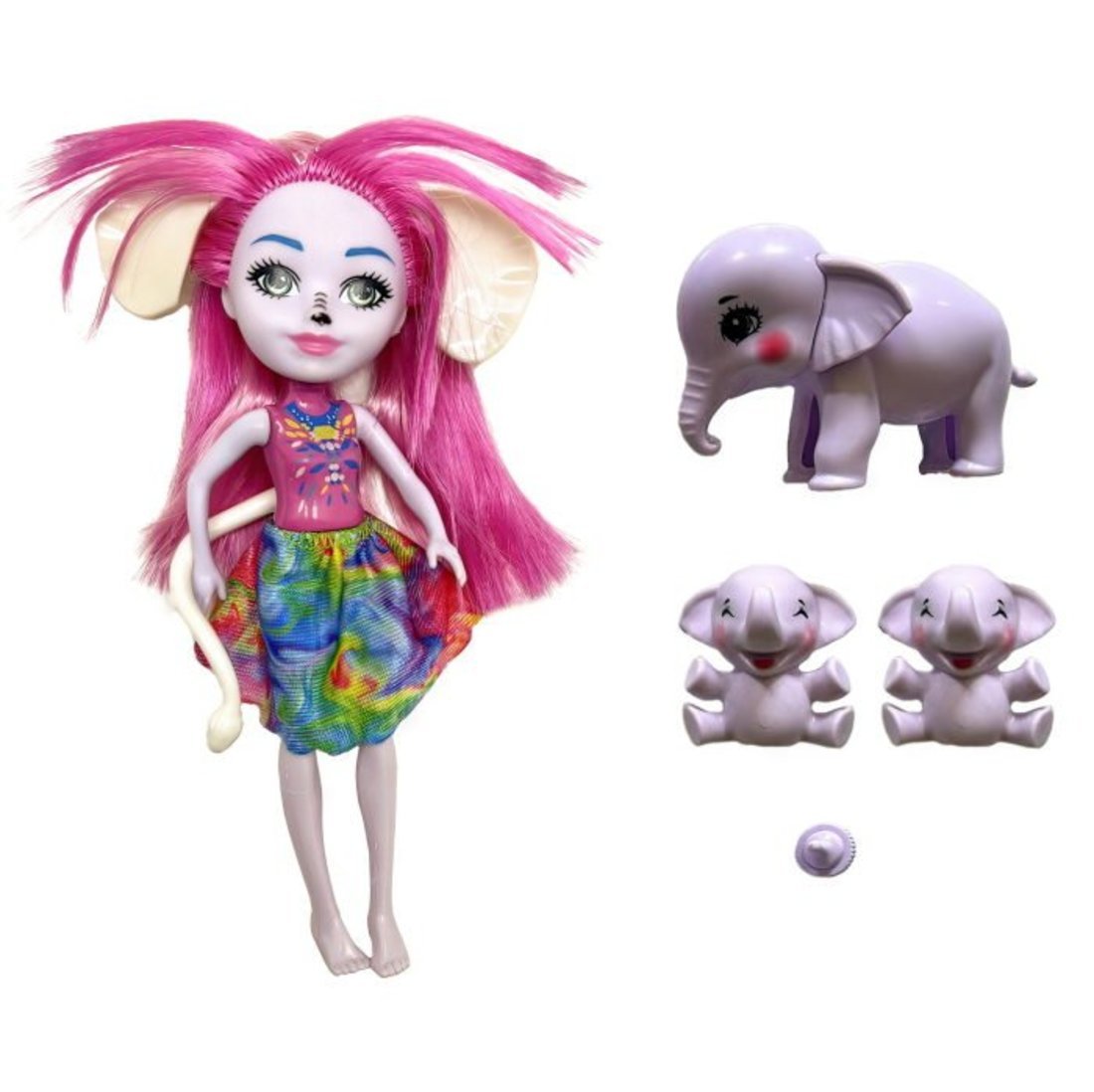 Кукла, Лесные Феи со слоником 16 см 1Toy Т24022
