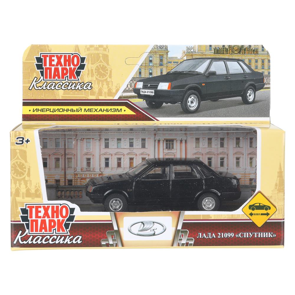 Машина металлическая Лада 21099, 10,5 см, черный, Технопарк 21099-11-BK